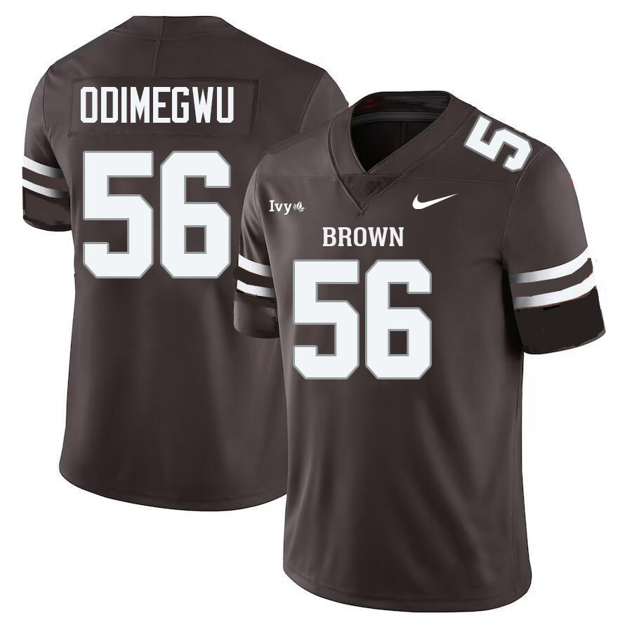 Brown Bears #56 Ike Odimegwu College Football Jerseys,Uniforms Stitched-Brown